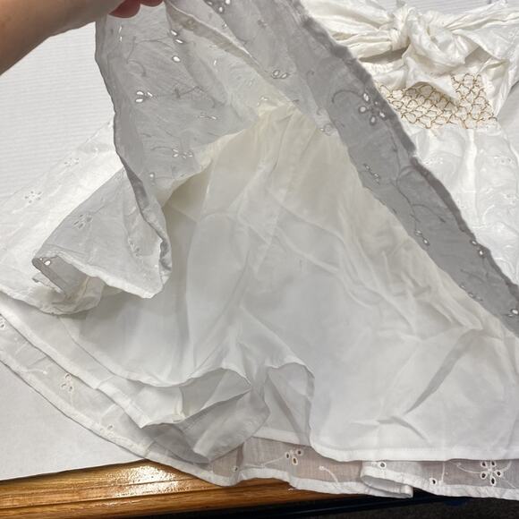 River Island white playsuit romper boho size small (b19) - Picture 8 of 8